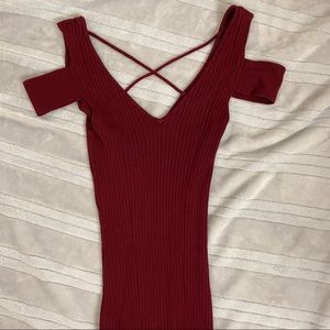 Forever 21 Midi Body Con Dress